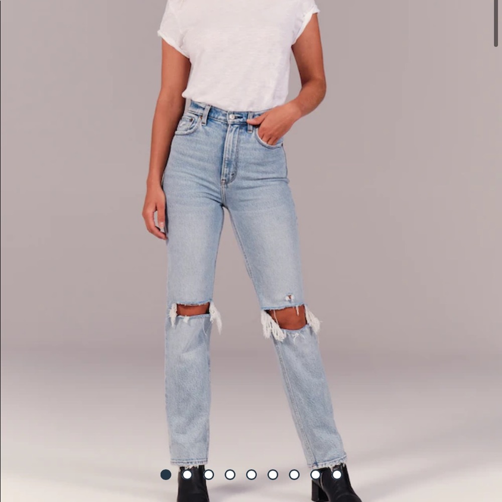 90's Ultra High Rise Straight Jeans